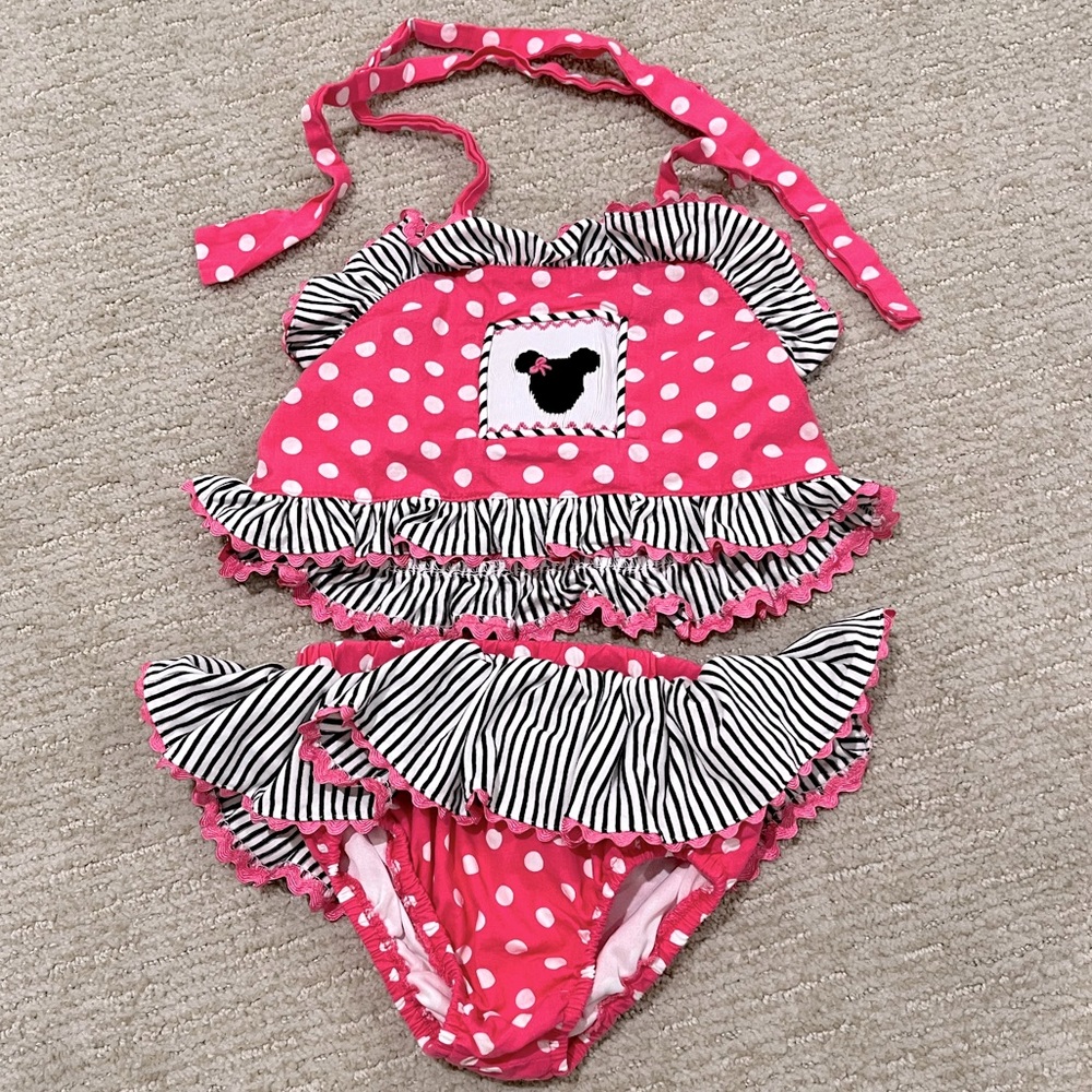 2T girls Minnie Mouse swim suit